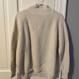 Off-white cotton sweater